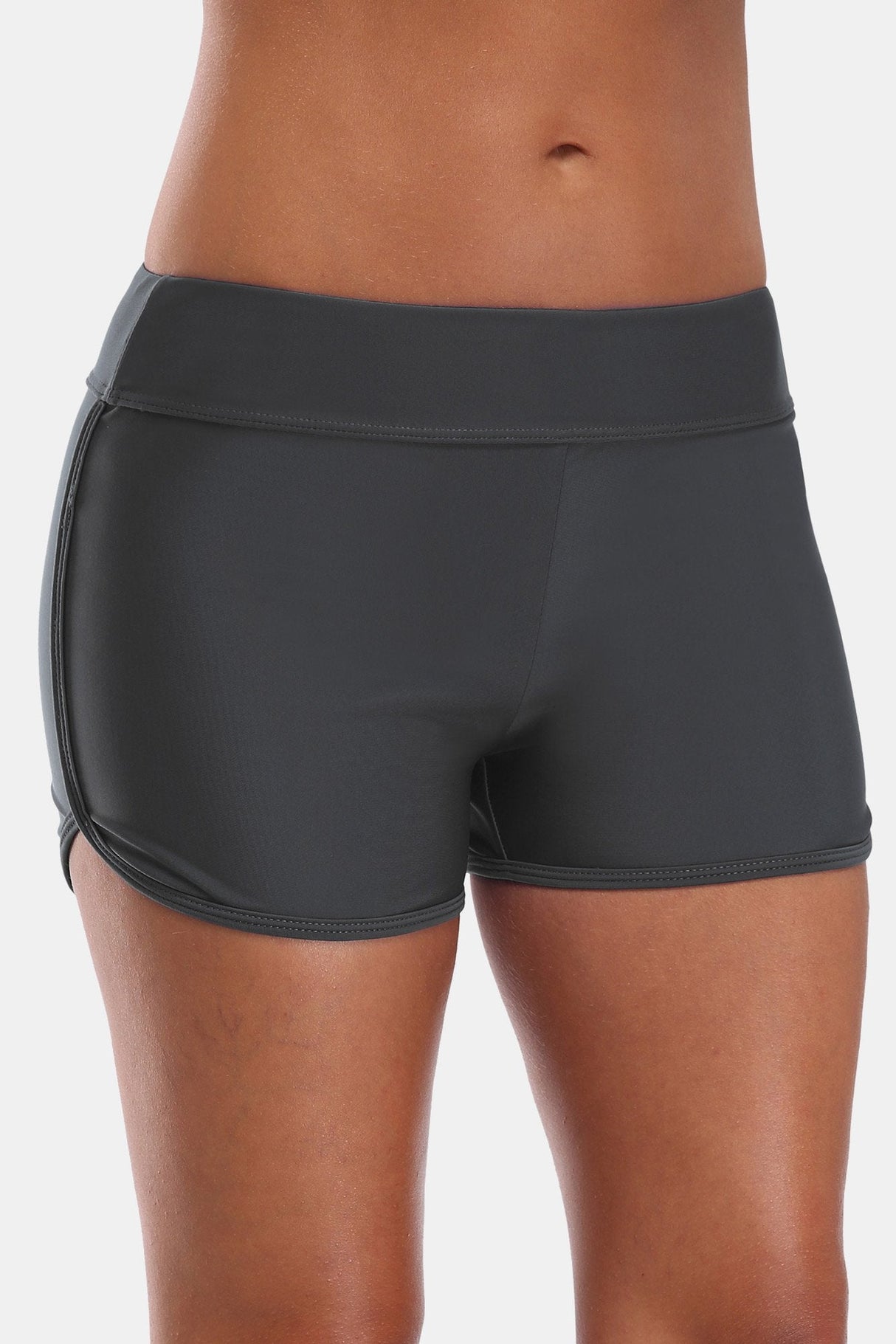 Attraco Women's Grey Swim Short-Attraco | Fashion Outdoor Clothing