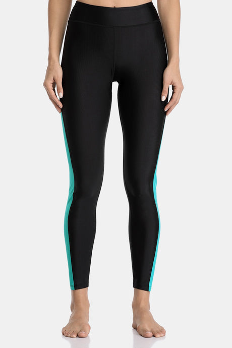 Attraco Women's High Waist Long Swim Tights-Attraco | Fashion Outdoor Clothing