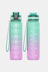 Water Bottle 32oz, Durable and Leakproof Water Bottles Motivational with Time Marker