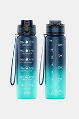 Water Bottle 32oz, Durable and Leakproof Water Bottles Motivational with Time Marker