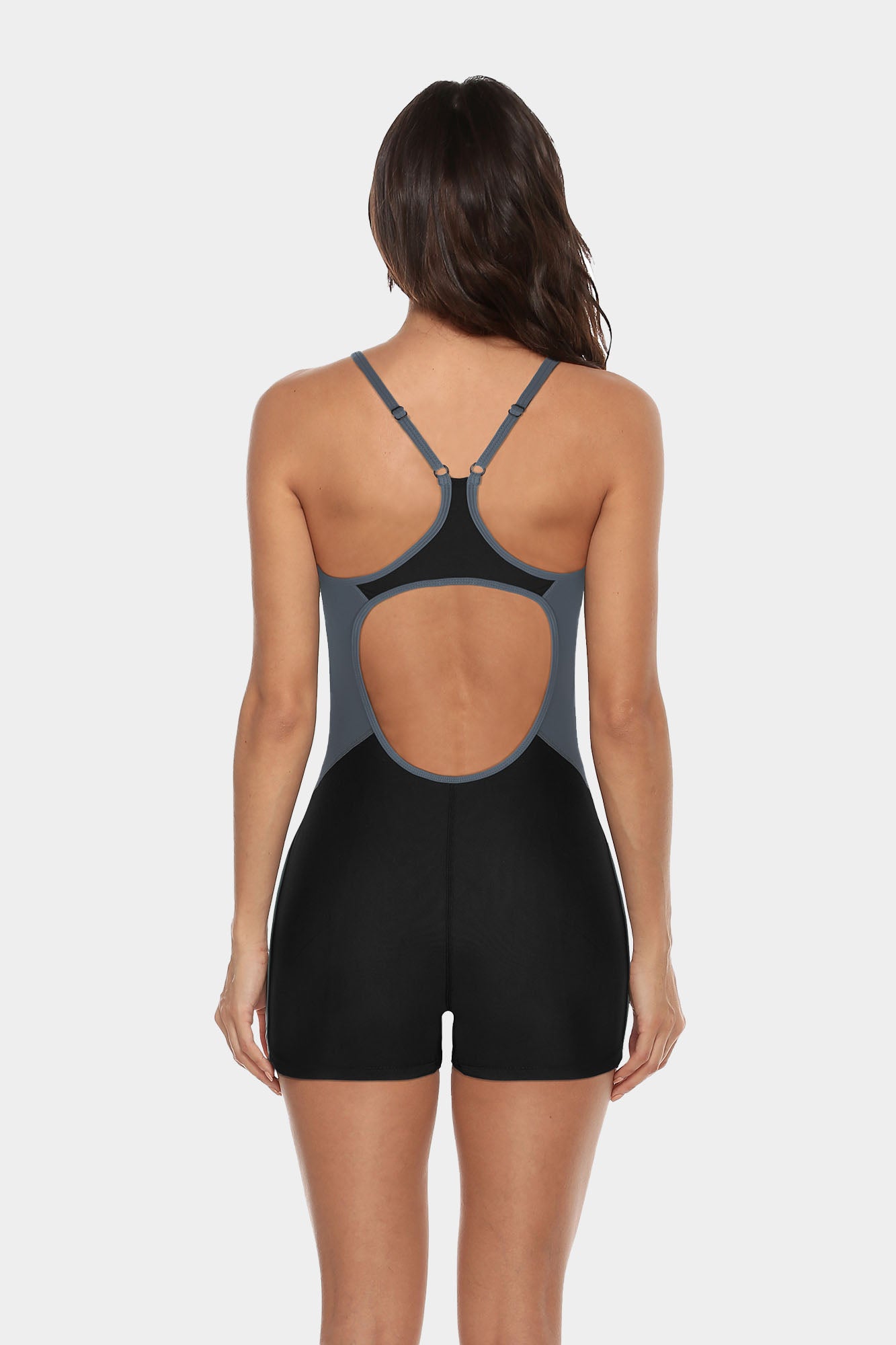 Attraco Black Cami Pullover Athletic Racerback Swimwear-Attraco | Fashion Outdoor Clothing