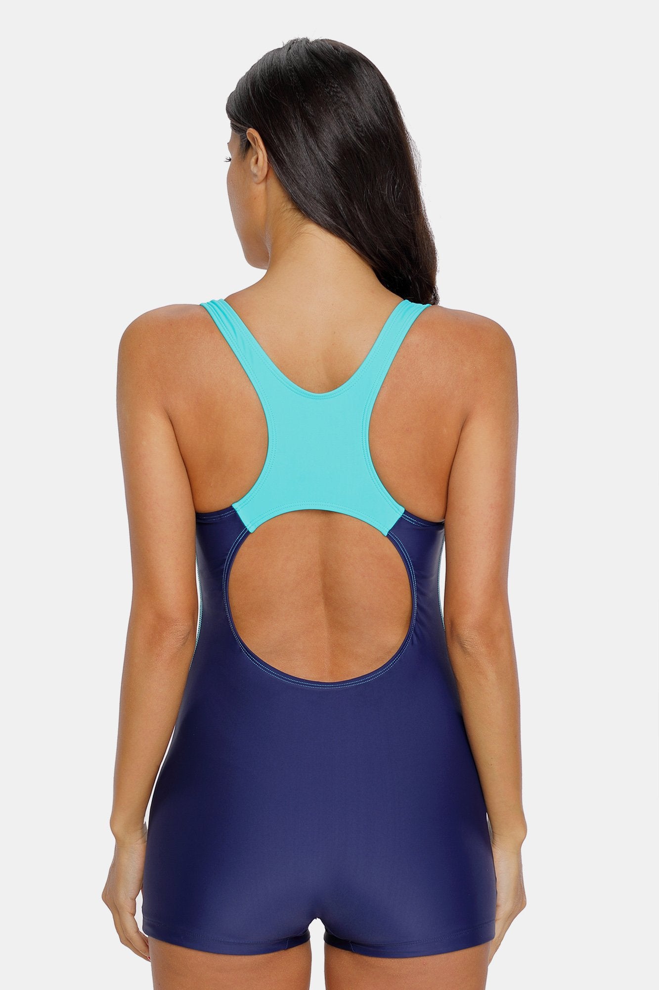 Attraco BLue Athletic Pull Over Sport Bathing Suit-Attraco | Fashion Outdoor Clothing