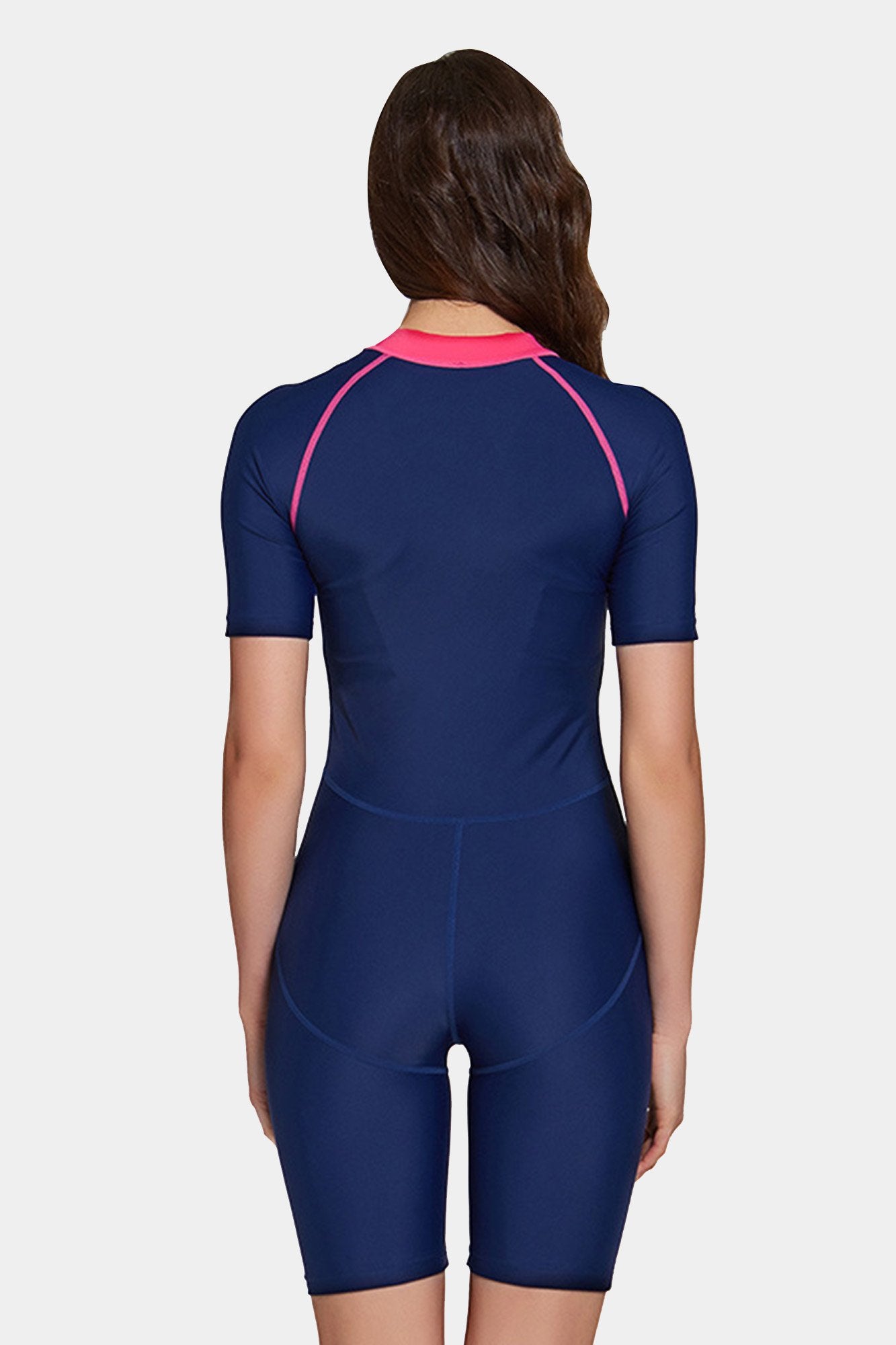 Clearance Attraco Women's Short Sleeve One Piece Rash Guard-Attraco | Fashion Outdoor Clothing